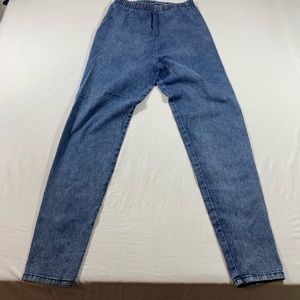Vintage Forenza High Rise Jeans Pull On large denim skinny jeans high waist